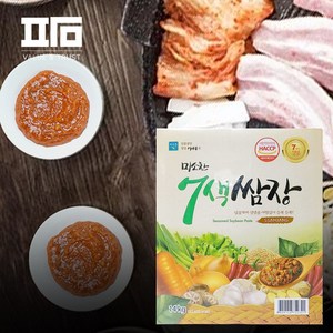 미소찬 7색 쌈장 14kg 대용량 업소용, 1개