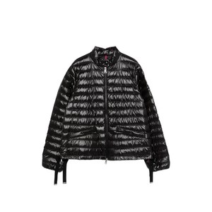 몽클레르 로고 패치 패딩 재킷, 블랙계열, Numeric 1(KR 55)