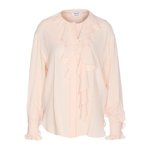 알렉산더맥퀸 러플 블라우스, 핑크계열, Italy 42(KR 66)