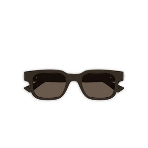 보테가 베네타 기하학 프레임 메탈릭 선글라스