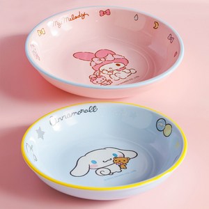 Keyiyijia 산리오 패밀리 시리즈 접시 2개입 KP004