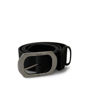 셀린느 직사각 버클 벨트 35mm, cm 95, 블랙계열