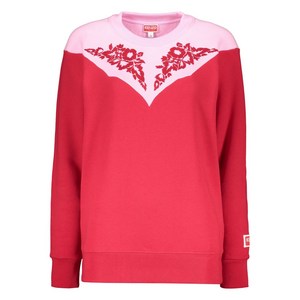 겐조 웨스턴 플라워 스웨트셔츠, 레드계열+핑크계열, Standard XS