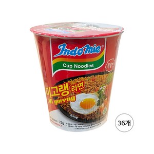 인도미 미고랭 컵라면 70g, 36개