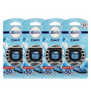 페브리즈 차량용 방향제 2.2ml, 맑은 하늘 바람, 4개
