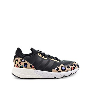 아디다스 오리지널 ZX 1K 부스트 "블랙/브라운/블루" 스니커즈, US 7.5(KR 245), 블랙계열