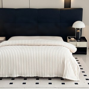 Tiger Pavilion 골지 극세사 다용도 보온 담요