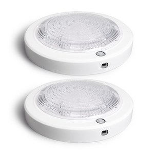 글로벌엘이디 LED 원형 센서등 15W 주광색 2개입, 1개