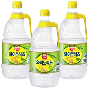 오뚜기 화이트 식초, 1.8L, 3개