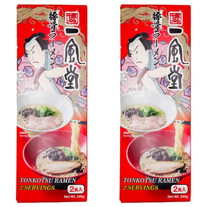 잇푸도 돈코츠 라멘 240g, 2개