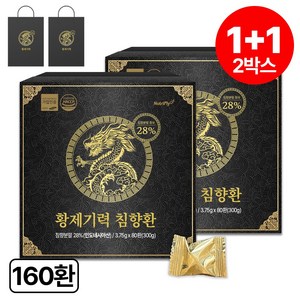 황제기력 특허성분 침향 고함량 28% 침향환 VIP선물세트 + 쇼핑백, 300g, 2박스
