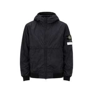 스톤 아일랜드 후드 봄버 재킷, 블랙계열, Standard L(KR 100)