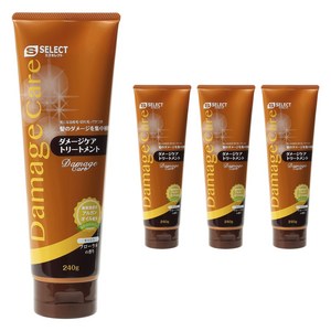 에스셀렉트 데미지 케어 트리트먼트 플로럴, 240g, 4개
