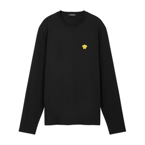 베르사체 메두사 자수 티셔츠, 블랙계열, Standard XS(KR 90)