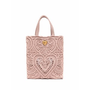 돌체앤가바나 코르도네토 레이스 스몰 토트 백