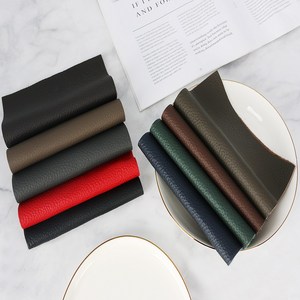 구우스 프리미엄 천연 소가죽 오플 재단 가죽 원단 B1, 10레드