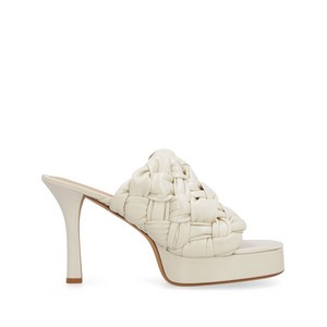 보테가 베네타 BV 우븐 가죽 뮬 105mm, Europe 36.5(KR 235), 베이지계열