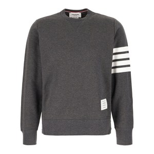 톰 브라운 루프백 4 바 스웨트셔츠, 그레이계열, Numeric 6(KR 120)