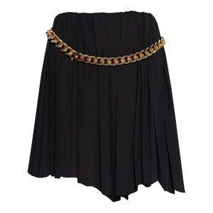 발렌시아가 체인 플리츠 스커트, 블랙계열, France 38(KR 66)