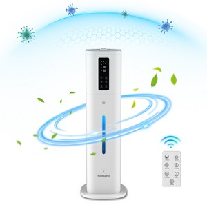 NINESPEED 대용량 초음파 스마트 가습기 자동습도조절 UV살균 12L