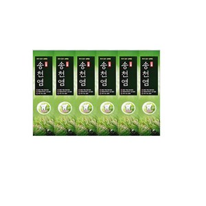 메디안 송천염 치약, 120g, 6개