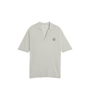 메종키츠네 폭스 헤드 골지 티셔츠, 그레이계열, Standard S(KR 95)