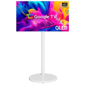 무빙큐빅스 4K UHD QLED TV, 109cm/43인치, 스마트 TV, 스탠드형, 고객직접설치
