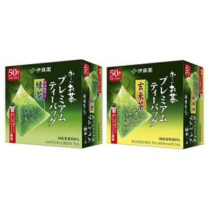 이토엔 오이오차 프리미엄 티백 우지말차 함유 녹차 + 현미차