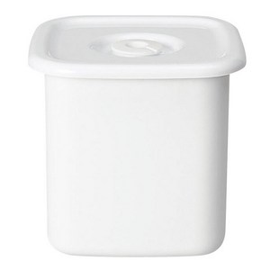 노다호로 화이트 시리즈 스퀘어 밀폐용기 L