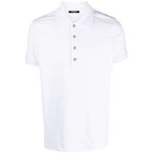 발망 모노그램 패턴 피케 폴로 셔츠, 화이트계열, Standard 3XL(KR 125)