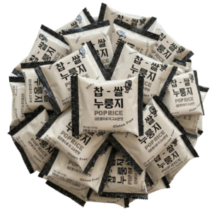 찹쌀누룽지 무가당 쌀과자 검은콩 더고소한맛, 25g, 50개