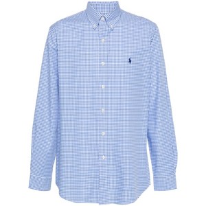 폴로랄프로렌 폴로 포니 체크 폴로 셔츠, 블루계열+화이트계열, Standard M(KR 38)