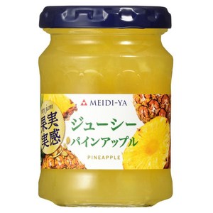 메이지야 과실 실감 쥬시 파인애플 잼, 150g, 1개
