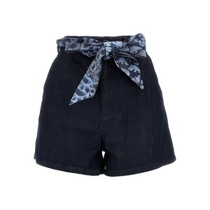 엠포리오아르마니 프린트 타이 데님 쇼츠