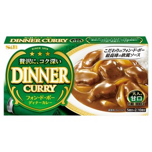 에스앤비 디너 카레 순한 맛 2개입
