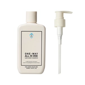 187라벨 원웨이 올인원 헤어&바디 샴푸+전용펌프