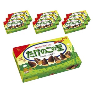 Meiji 메이지 타케노코노마을 죽순마을 70g, 10개