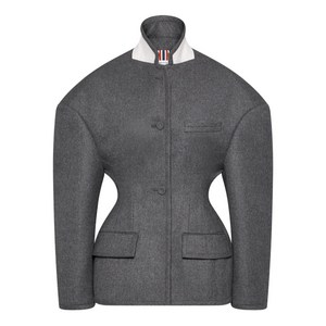 톰 브라운 울 플란넬 재킷, 그레이계열, Italy 38(KR 44)