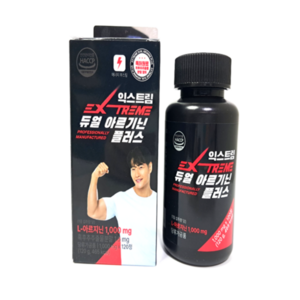 익스트림 듀얼 아르기닌 플러스 120g, 120정, 1개