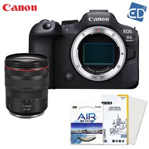 [캐논 정품] EOS R6 Mark II /RF 24-105mm F4 L IS USM KIT+켄코필터+액정필름+포켓융/ED
