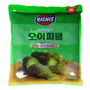 리치스 슬라이스 오이피클, 3kg, 6개