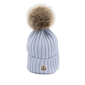 몽클레르 골지 니트 폼폼 비니