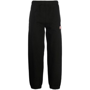 겐조 로고 자수 테이퍼드 트랙팬츠