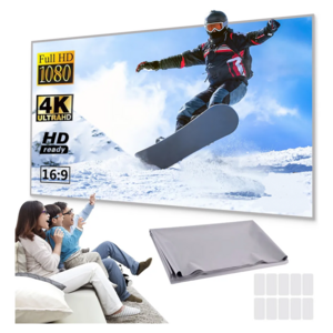 NOTOO 4K ALR 회색 금속성 고휘도 와이드 빔프로젝터 스크린