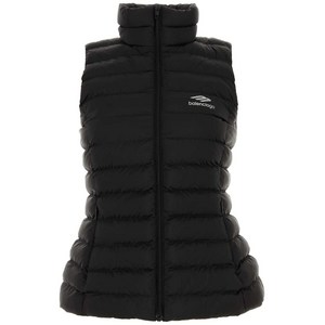 발렌시아가 로고 프린트 베스트