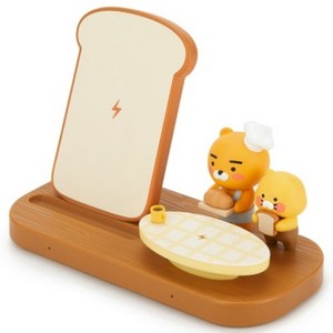 카카오프렌즈 2in1무선충전기 베이커리 라이언&춘식이 듀얼 무선거치대