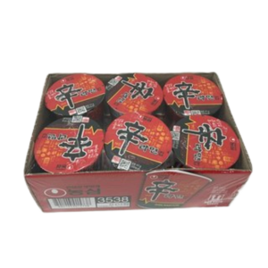 농심 신라면 컵 65g, 6개