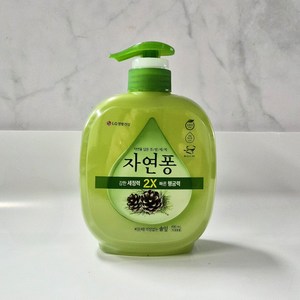 [비건라이프] 자연퐁 찌든때 걱정없는 솔잎 주방세제 용기형, 490ml, 3개
