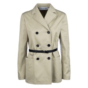 디올 디오리비에라 벨트 더블 브레스티드 재킷