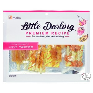 마코펫 강아지 리틀달링 건조간식, 오래먹는 혼합, 300g, 10개